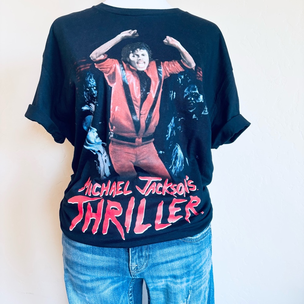 GRAPHIC TEE Michael Jackson Thriller Black Unisex NWT - Picture 7 of 7